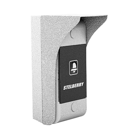 Stelberry S-135, антивандальная абонентская панель с защитным козырьком